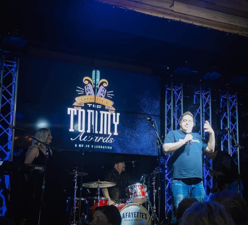 Performing at the Tommy Awards in Memphis TN